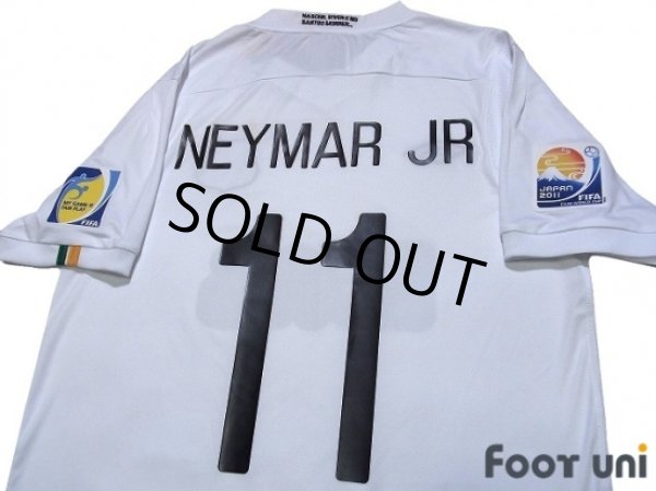 Photo4: Santos FC 2011 Home Shirt #11 Neymar Jr (4)
