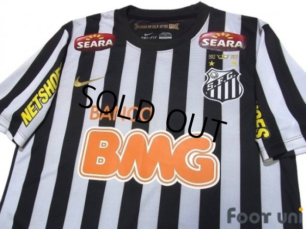 Photo3: Santos FC 2012 Away Shirt #11 Neymar Jr w/tags (3)