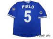 Photo2: Brescia 2000-2001 Home Shirt #5 Pirlo Lega Calcio Patch/Badge (2)