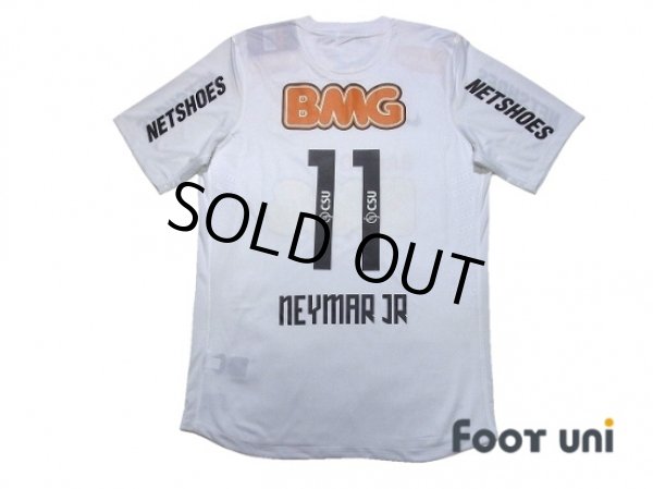 Photo2: Santos FC 2012 Home Authentic Shirt #11 Neymar Jr w/tags (2)