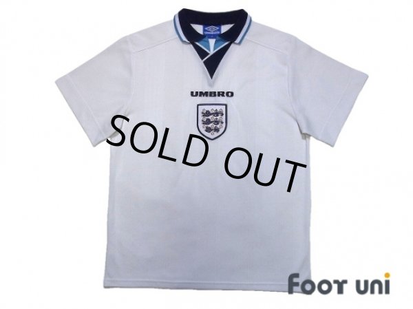 Photo1: England Euro 1996 Home Shirt (1)