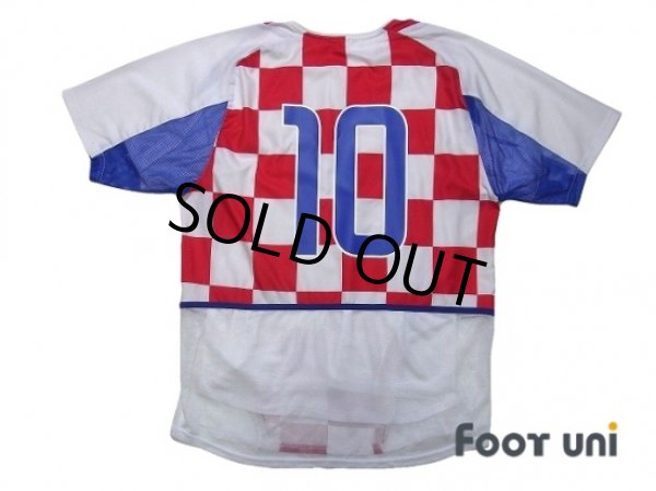 Photo2: Croatia 2002 Home Authentic Shirt #10 (2)