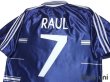Photo4: Real Madrid 1998-1999 Away Shirt #7 Raul (4)