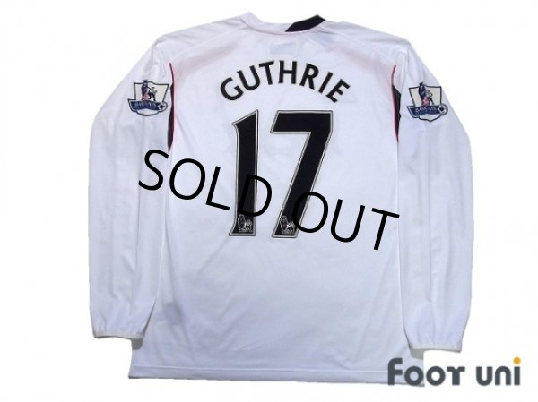 Photo2: Bolton Wanderers 2007-2008 Home Long Sleeve Shirt #17 Danny Guthrie BARCLAYS PREMIER LEAGUE Patch/Badge (2)