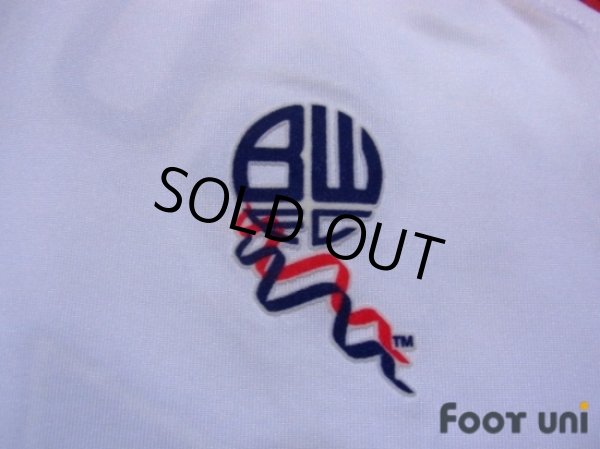 Photo6: Bolton Wanderers 2007-2008 Home Long Sleeve Shirt #17 Danny Guthrie BARCLAYS PREMIER LEAGUE Patch/Badge (6)