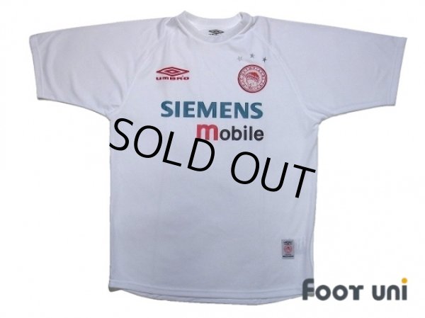 Photo1: Olympiacos 2001-2002 Away Shirt (1)