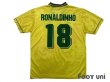 Photo2: Brazil 1996 Home Shirt #18 Ronaldinho (2)
