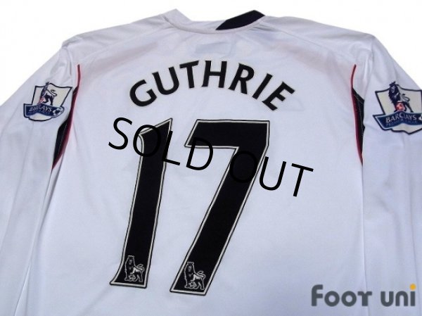 Photo4: Bolton Wanderers 2007-2008 Home Long Sleeve Shirt #17 Danny Guthrie BARCLAYS PREMIER LEAGUE Patch/Badge (4)