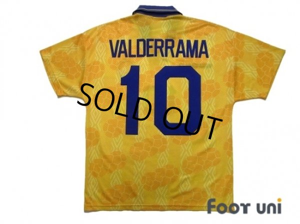 Photo2: Colombia 1994 Home Shirt #10 Valderrama (2)