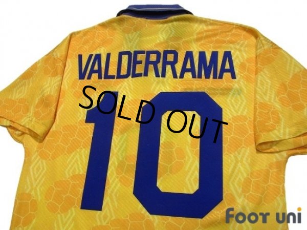 Photo4: Colombia 1994 Home Shirt #10 Valderrama (4)