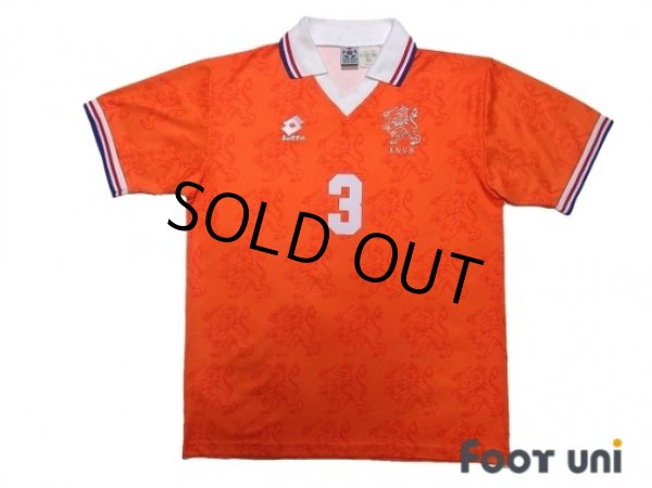 Photo1: Netherlands 1994 Home Shirt #3 Rijkaard (1)