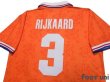 Photo4: Netherlands 1994 Home Shirt #3 Rijkaard (4)