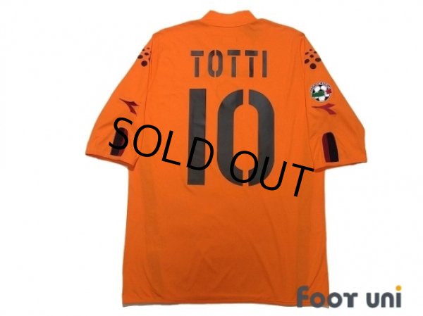 Photo2: AS Roma 2003-2004 3rd Shirt #10 Totti Lega Calcio Patch/Badge (2)