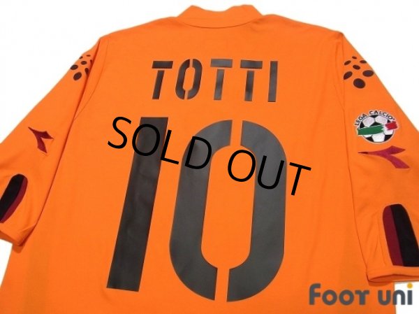Photo4: AS Roma 2003-2004 3rd Shirt #10 Totti Lega Calcio Patch/Badge (4)