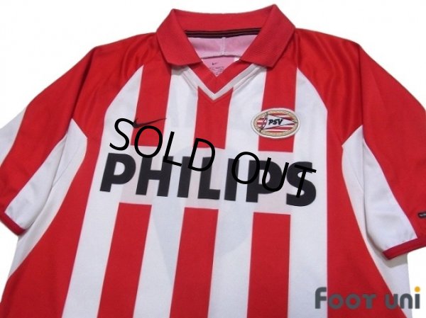 Photo3: PSV Eindhoven 2000-2002 Home Shirt #9 Kezman (3)