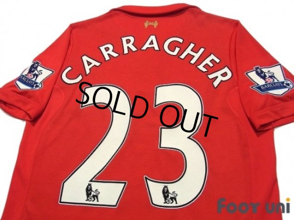 Photo4: Liverpool 2012-2013 Home Shirt #23 Carragher BARCLAYS PREMIER LEAGUE Patch/Badge (4)