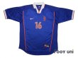 Photo1: Netherlands 1998 Away Shirt #16 Davids (1)