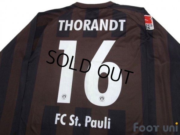 Photo4: FC St. Pauli 2011-2012 Home Player Long Sleeve Shirt #16 Markus Thorandt Bundesliga Patch/Badge (4)