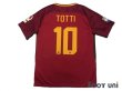 Photo2: AS Roma 2017-2018 Home Shirt #10 Totti Serie A Tim Patch/Badge w/tags (2)