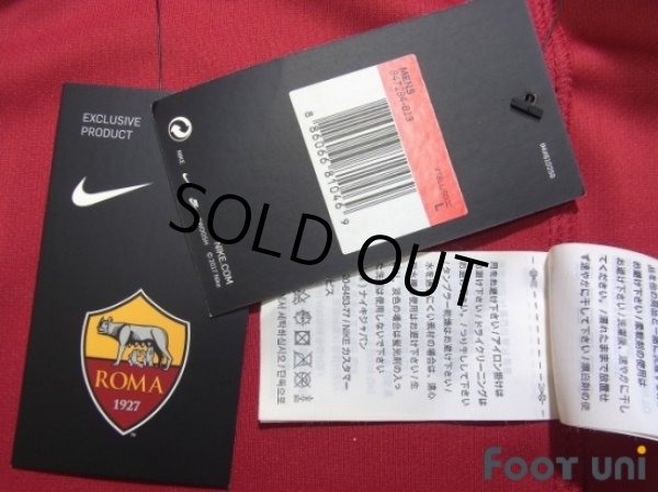 Photo8: AS Roma 2017-2018 Home Shirt #10 Totti Serie A Tim Patch/Badge w/tags (8)