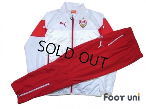 Photo1: VfB Stuttgart Track Jacket and Pants Set (1)