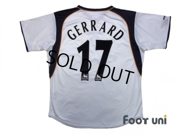 Photo2: Liverpool 2001-2003 Away Shirt #17 Gerrard (2)