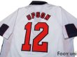 Photo4: England 1998 Home Shirt #12 Matthew Upson (4)