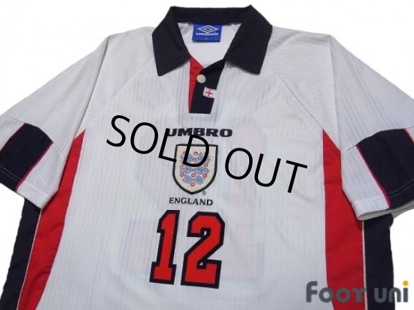 Photo3: England 1998 Home Shirt #12 Matthew Upson (3)