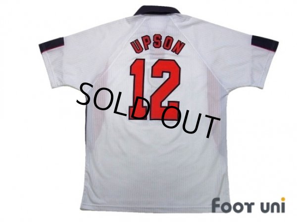 Photo2: England 1998 Home Shirt #12 Matthew Upson (2)