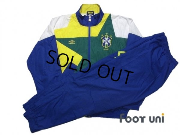 Photo1: Brazil Track Jacket and Pants Set (1)