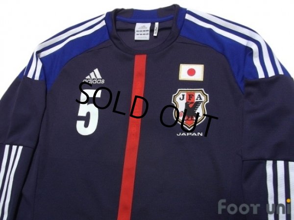 Photo3: Japan 2012-2013 Home Long Sleeve Shirt #5 Nagatomo (3)
