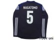 Photo2: Japan 2012-2013 Home Long Sleeve Shirt #5 Nagatomo (2)