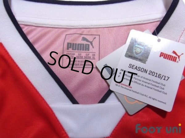 Photo5: Arsenal 2016-2017 Home Shirt #8 Ramsey The Emirates FA CUP Patch/Badge w/tags (5)