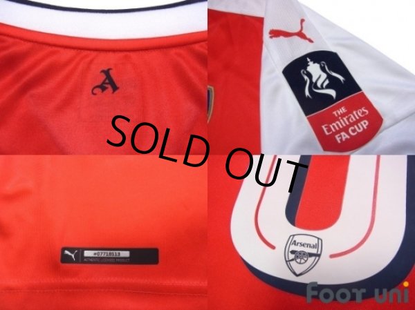 Photo8: Arsenal 2016-2017 Home Shirt #8 Ramsey The Emirates FA CUP Patch/Badge w/tags (8)