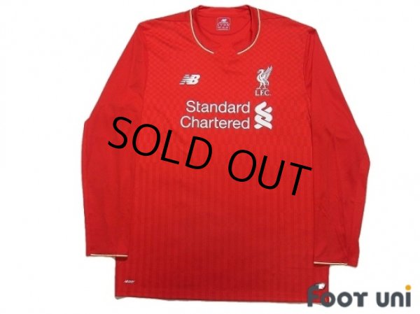 Photo1: Liverpool 2015-2016 Home Long Sleeve Shirt (1)