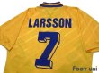 Photo4: Sweden 1994 Home Shirt #7 Larsson (4)
