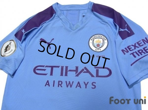 Photo3: Manchester City 2019-2020 Home Shirt #9 Gabriel Jesus Premier League Patch/Badge (3)