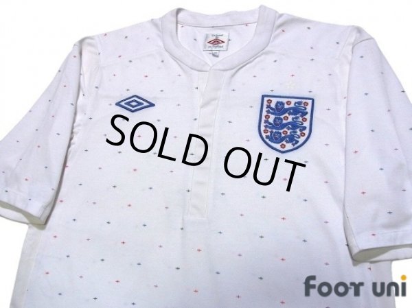Photo3: England 2010-2011 Home Shirt Saint George's Cross Limited model (3)
