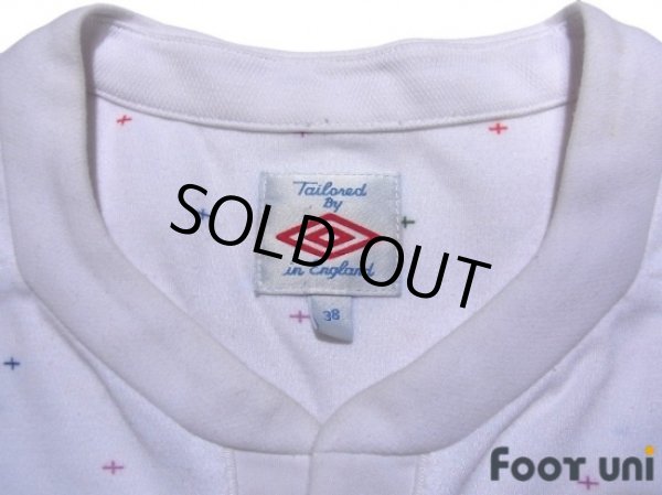 Photo4: England 2010-2011 Home Shirt Saint George's Cross Limited model (4)