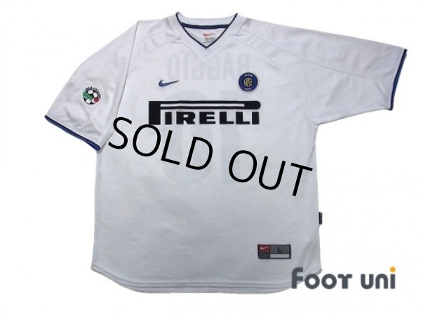 Photo1: Inter Milan 1999-2000 Away Shirt #10 Baggio Lega Calcio Patch/Badge (1)