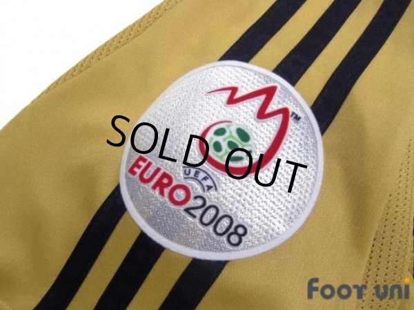 Photo7: Spain Euro 2008 Away Shirt #9 Torres UEFA Euro 2008 Patch Respect Patch w/tags (7)