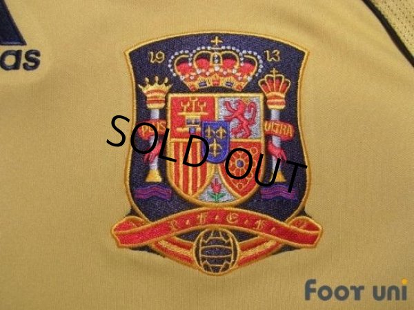 Photo6: Spain Euro 2008 Away Shirt #9 Torres UEFA Euro 2008 Patch Respect Patch w/tags (6)