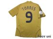 Photo2: Spain Euro 2008 Away Shirt #9 Torres UEFA Euro 2008 Patch Respect Patch w/tags (2)