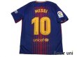 Photo2: FC Barcelona 2017-2018 Home Shirt #10 Messi La Liga Patch/Badg w/tags (2)