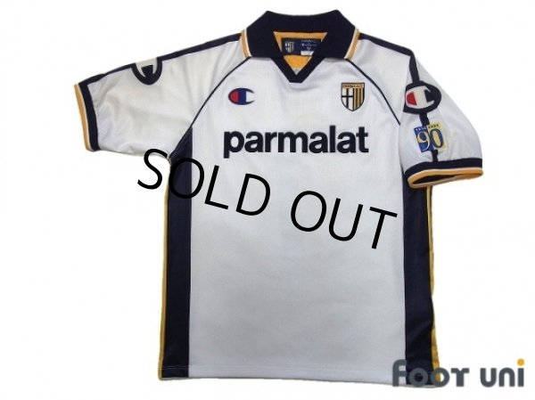 Photo1: Parma 2003-2004 Away Shirt #7 Hidetoshi Nakata 90th Patch/Badge (1)