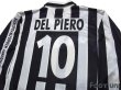 Photo4: Juventus 1996 Home Long Sleeve Shirt #10 Del Piero Toyota Cup 96 Reprint model (4)