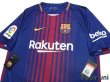 Photo3: FC Barcelona 2017-2018 Home Shirt #10 Messi La Liga Patch/Badg w/tags (3)