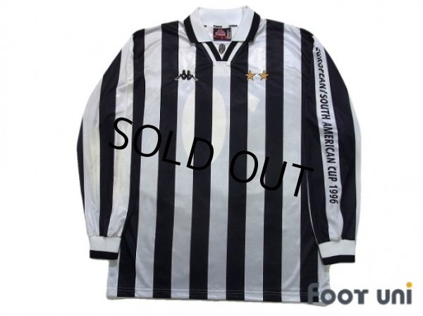 Photo1: Juventus 1996 Home Long Sleeve Shirt #10 Del Piero Toyota Cup 96 Reprint model (1)