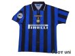 Photo1: Inter Milan 1996-1997 Home Shirt #9 Zamorano Lega Calcio Patch/Badge (1)