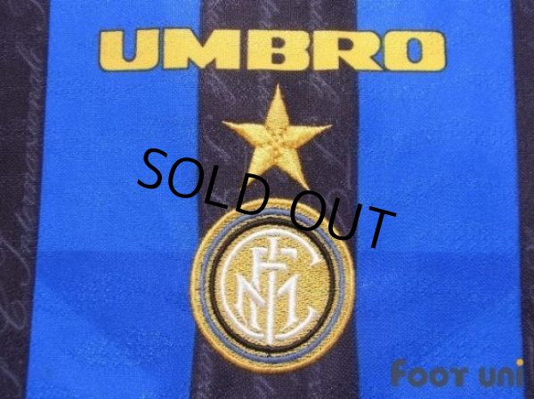 Photo7: Inter Milan 1996-1997 Home Shirt #9 Zamorano Lega Calcio Patch/Badge (7)